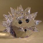 Swarovski_Hedgehog_small_round_silver_whiskers_010018 | The Crystal Lodge