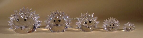 Swarovski_Hedgehog_small_round_silver_whiskers_010018 | The Crystal Lodge