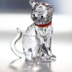 Swarovski_cat_mother_sitting_red_collar_1193526 | The Crystal Lodge