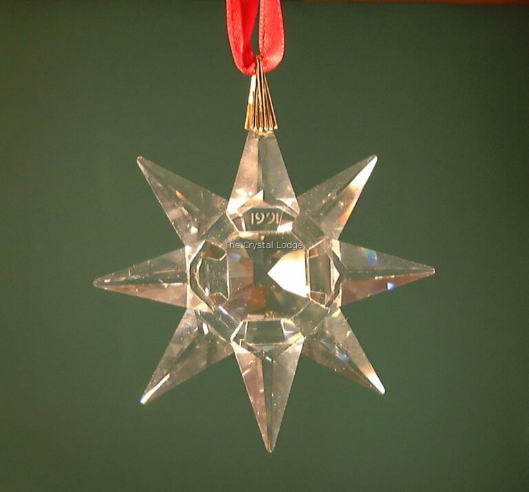 SWAROVSKI 1991 CHRISTMAS ORNAMENT EUROPE 164937 The Crystal Lodge