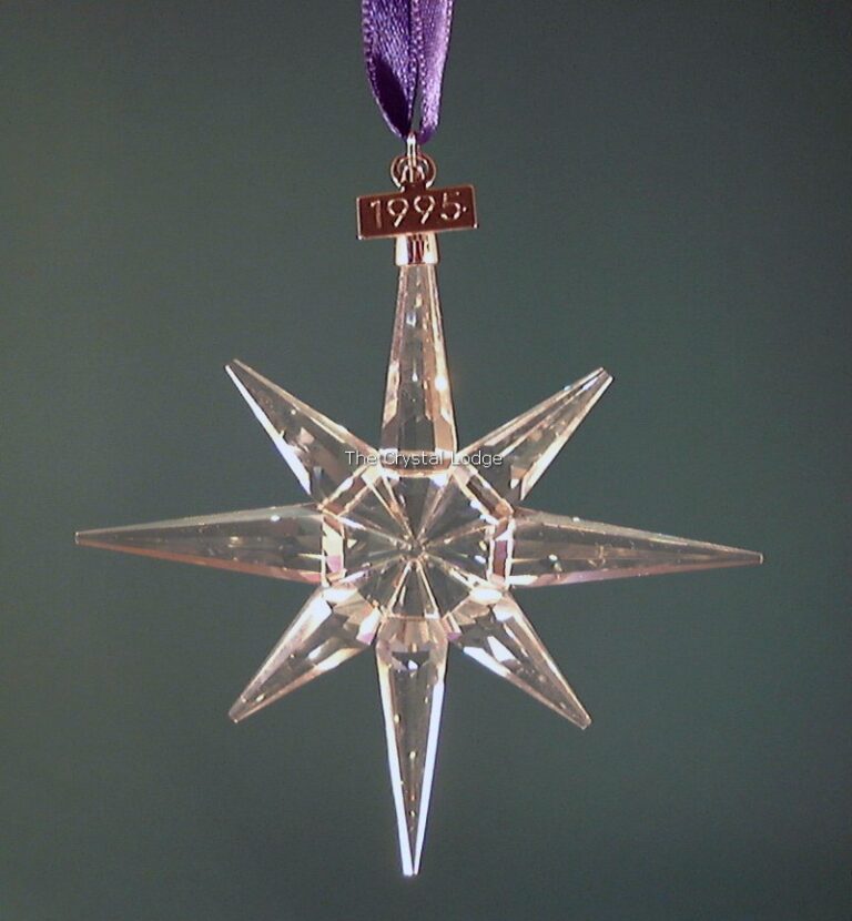 SWAROVSKI 1995 CHRISTMAS ORNAMENT 191367 The Crystal Lodge