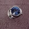 Swarovski_2002_Isadora_round_rhodium_blue_event_pin | The Crystal Lodge
