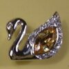 Swarovski_2004_Anna_swan_yellow_event_pin | The Crystal Lodge