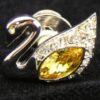 Swarovski_2004_Anna_swan_yellow_event_pin | The Crystal Lodge