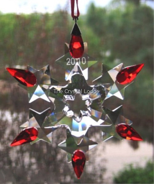 Swarovski_2010_Christmas_holiday_ornament_USA_red_tipped_1074802 | The Crystal Lodge