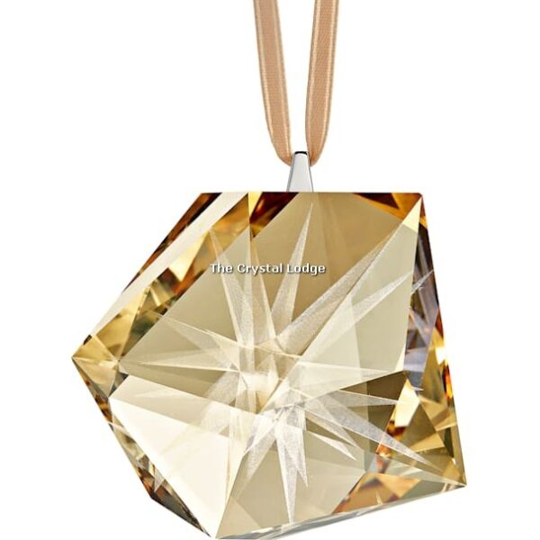 Swarovski_Daniel-Libeskind_frosted_star_ornament_golden_5514534 | The Crystal Lodge