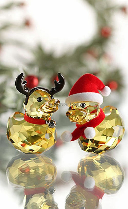 Swarovski_Happy_Ducks_Santa_and_Reindeer_5004497 | The Crystal Lodge