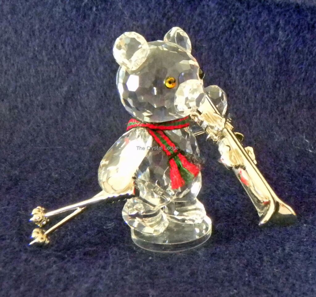 SWAROVSKI KRIS BEAR WITH SKIS V2 234710 The Crystal Lodge