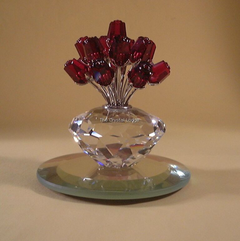 SWAROVSKI 2002 VASE OF RED ROSES (15TH SCS ANNIVERSARY) 283394 - The ...