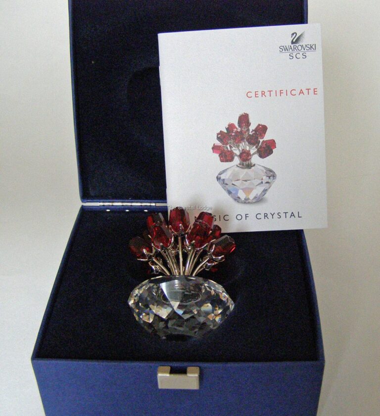 SWAROVSKI 2002 VASE OF RED ROSES (15TH SCS ANNIVERSARY) 283394 The