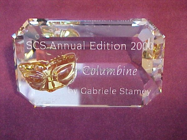 Swarovski_SCS_Columbine_annual_edition_plaque | The Crystal Lodge