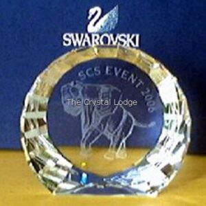 Swarovski_SCS_Paperweight_2006_Elephant_60mm_disc_909472 | The Crystal Lodge