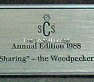 Swarovski_SCS_Woodpeckers_silver_plaque | The Crystal Lodge