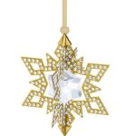 Swarovski_christmas_ornament_star_gold_tone_5135809 | The Crystal Lodge