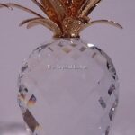 Swarovski_pineapple_gold_large_rounded_top_hammered_leaves_010044_1_WM Swarovski_pineapple_gold_large_rounded_top_hammered_leaves_010044 | The Crystal Lodge