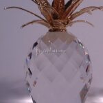 Swarovski_pineapple_gold_large_slender_top_hammered_leaves_010044 | The Crystal Lodge