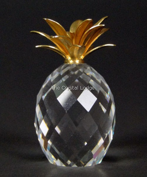 SWAROVSKI PINEAPPLE GOLD SMALL 012726 - The Crystal Lodge, Specialists in  retired Swarovski crystal
