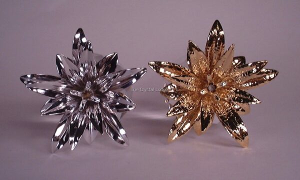 Swarovski_pineapple_rhodium_large_hammered_leaves_010044 | The Crystal Lodge