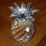 Swarovski_pineapple_rhodium_large_smooth_leaves_010044 | The Crystal Lodge