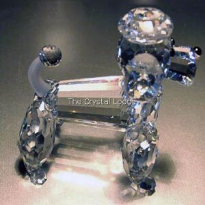 Swarovski_poodle_standing_v1_frosted_tail_167571 | The Crystal Lodge