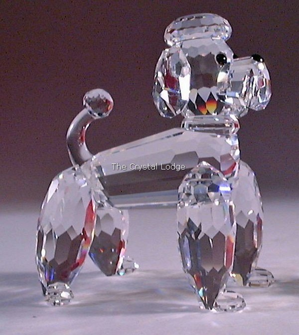 Swarovski_poodle_standing_v2_clear_tail_167571 | The Crystal Lodge