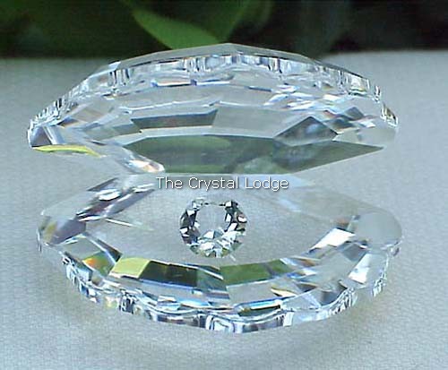 Swarovski_shell_small_with_clear_pearl_191692 | The Crystal Lodge