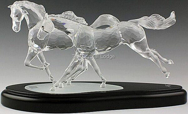 Swarovski_signed_numbered_limited_edition_2001_Wild_Horses_236720 | The Crystal Lodge