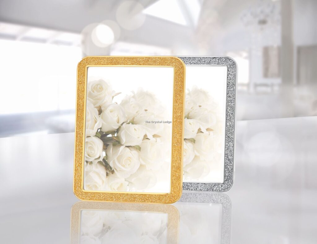 SWAROVSKI PICTURE FRAME MINERA GOLD TONE SMALL 5379164 The Crystal