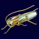 Swarovski_Paradise_bugs_Object_grasshopper_aptera_chrysolite_large_241914 | The Crystal Lodge