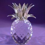 Swarovski_candleholder_136R_Pineapple_rhodium_010178 | The Crystal Lodge