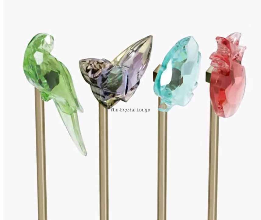 Swarovski_Jungle_Beats_Cocktail_Stirrers_Andoki_Set_of_4_5557812 | The Crystal Lodge
