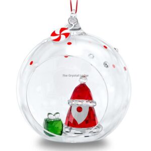 Swarovski_Holiday_Cheers_Ball_Ornament_Santa_Claus_5596382 | The Crystal Lodge