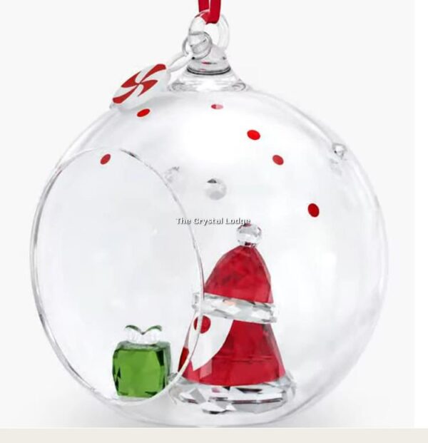 Swarovski_Holiday_Cheers_Ball_Ornament_Santa_Claus_5596382 | The Crystal Lodge