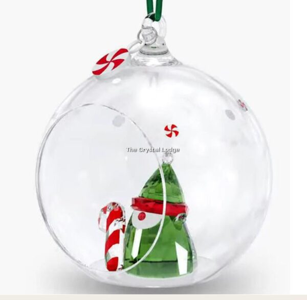 Swarovski_Holiday_Cheers_Ball_Ornament_Santas_Elf_5596383 | The Crystal Lodge