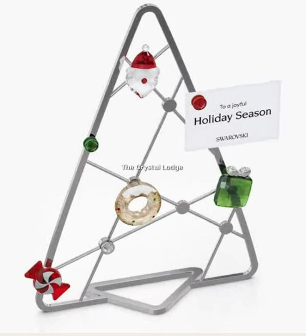 Swarovski_Holiday_Cheers_Tree_With_Magnets_Card Holder_5596393 | The Crystal Lodge