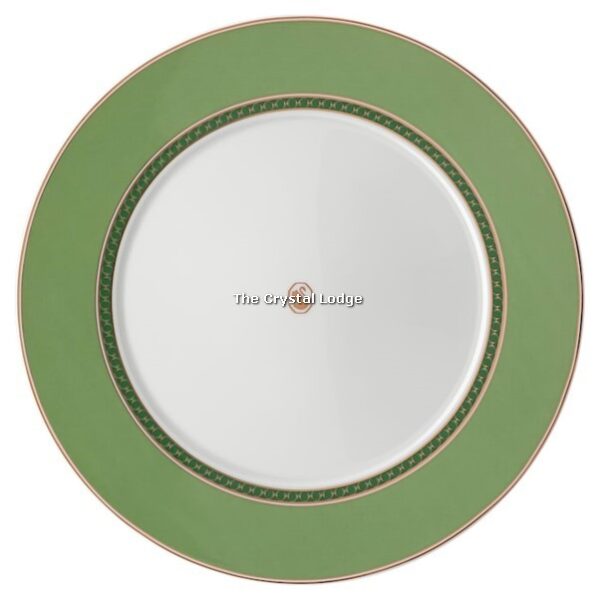 Swarovski_Signum_dinner_plate_Porcelain_green_5635500 | The Crystal Lodge