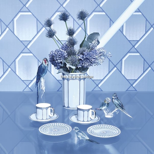 Swarovski_Signum_espresso_set_Porcelain_blue_yellow_5640036 | The Crystal Lodge