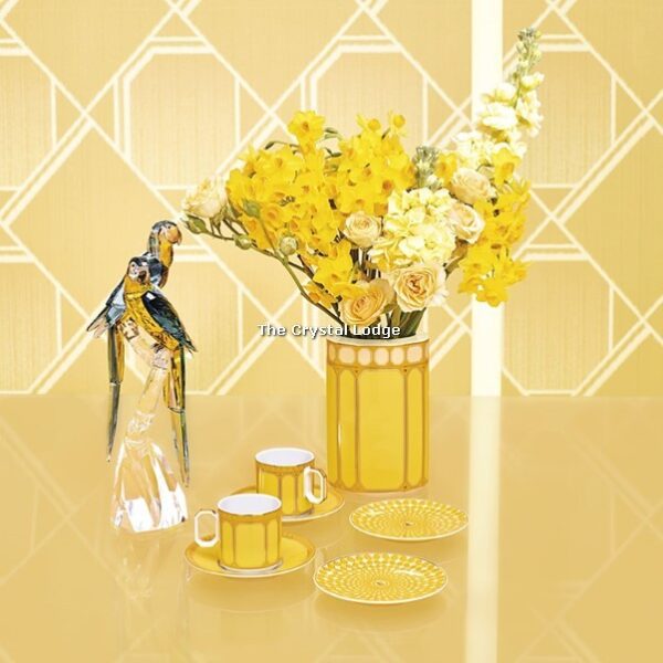 Swarovski_Signum_espresso_set_Porcelain_blue_yellow_5640036 | The Crystal Lodge