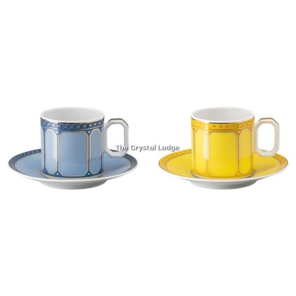 Swarovski_Signum_espresso_set_Porcelain_blue_yellow_5640036 | The Crystal Lodge