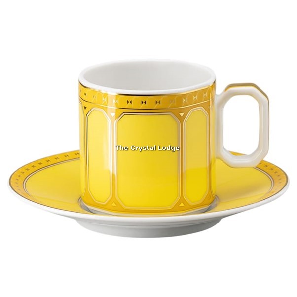 Swarovski_Signum_espresso_set_Porcelain_blue_yellow_5640036 | The Crystal Lodge