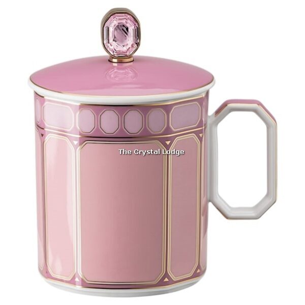 Swarovski_Signum_mug_with_lid_Porcelain_pink_5635539 | The Crystal Lodge