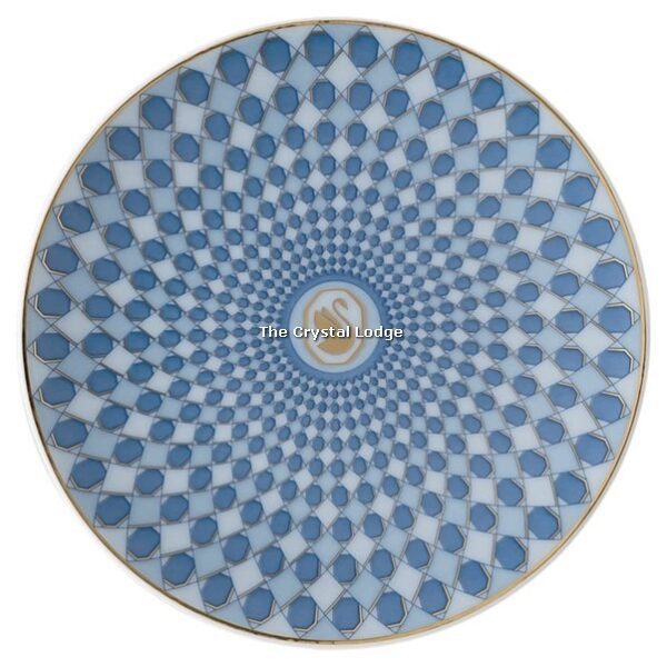 Swarovski_Signum_plate_Porcelain_small_blue_5635553 | The Crystal Lodge