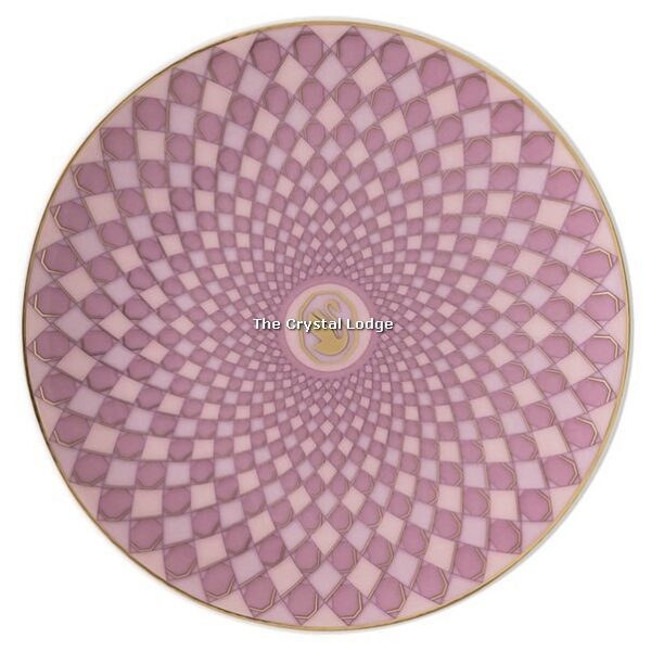 Swarovski_Signum_plate_Porcelain_small_pink_5635562 | The Crystal Lodge