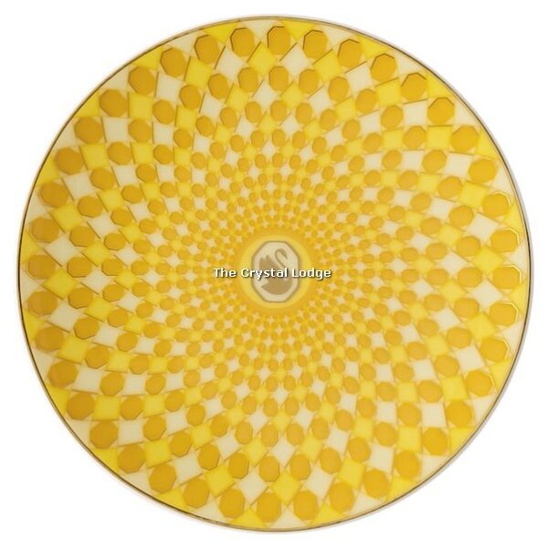Swarovski_Signum_plate_Porcelain_small_yellow_5635554 | The Crystal Lodge