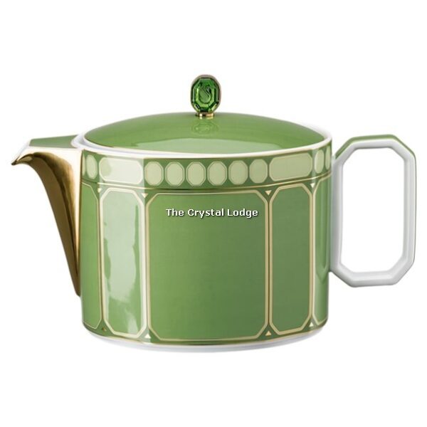 Swarovski_Signum_teapot_Porcelain_large_green_5635538 | The Crystal Lodge