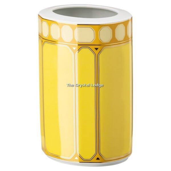 Swarovski_Signum_vase_Porcelain_small_yellow_5635550 | The Crystal Lodge