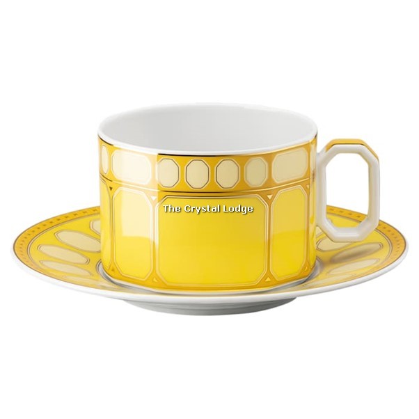Swarovski_Sigum_teacup_set_Porcelain_blue_yellow_5640064 | The Crystal Lodge