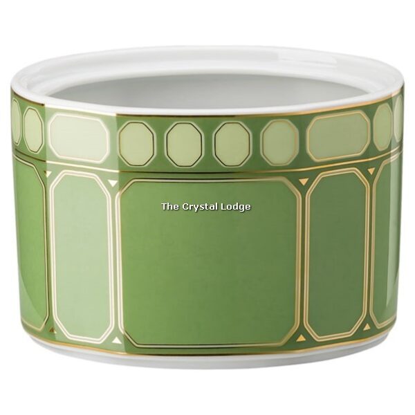 Swarovski_signum_sugar bowl_Porcelain_green_5635560 | The Crystal Lodge