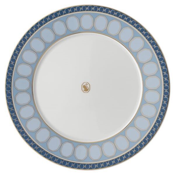 Swarovski_Signum_dinner_plate_porcelain_blue_5648483 | The Crystal Lodge