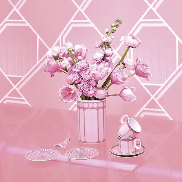 Swarovski_Signum_espresso_cup_with_saucer_porcelain_pink_5648491 | The Crystal Lodge